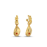 MUSSE SHELL HOOPS CORAL