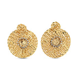 SHIELD SWAROVSKI EARRINGS