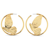 BUTTERFLY CIRCLE HOOPS