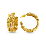 THREE TWIST HOOPS