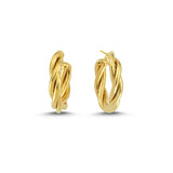 MINI TWISTED CHUBBY HOOPS