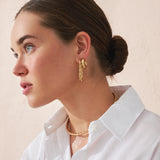 TWISTED CHUBBY OVAL HOOPS