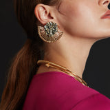 LILI WING EARRINGS LEOPARD