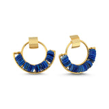 HADIZA EARRINGS COBALT