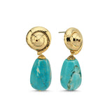 AQUA MINI DROP EARRINGS TURQUOISE