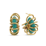 ATLANTIS HOOPS TURQUOISE