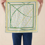 SCARF LISALINA DROPS GREEN