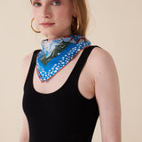 SCARF BODRUM BLUE