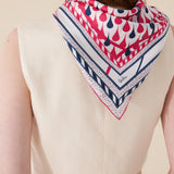 SCARF LISALINA DROPS PINK