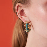 ATLANTIS HOOPS TURQUOISE