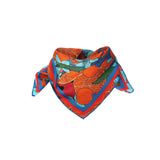 SCARF MANDARIN RED