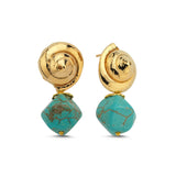 AQUA MINI DROP EARRINGS TURQUOISE II