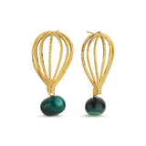 BALOON GREEN EARRINGS