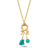 DANCING GIRL TURQUOISE NECKLACE