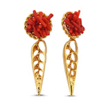 DAL MARE RED EARRINGS