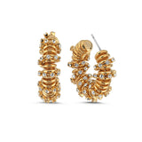 HELI ROUND CRYSTAL HOOPS