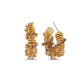 HELI ROUND COGNAC HOOPS