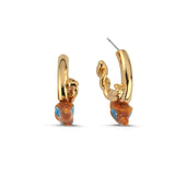 CURVED HOOPS WITH ELEPHANT