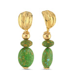 GREEN AURA EARRINGS