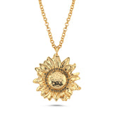 SUNFLOWER COGNAC NECKLACE