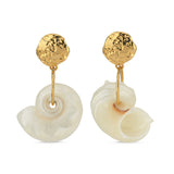 WAVE SEA SHELL EARRINGS