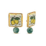 SORRENTO EMERALD DROP EARRINGS