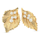 WHISPERING LEAVES WITH PEARLS