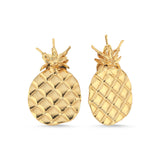 GOLDEN PINEAPPLE EARRINGS LARGE