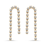 CRYSTAL LINE EARRINGS