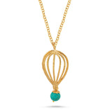 BALLOON AQUA NECKLACE