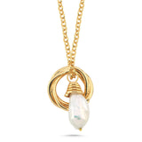 PETITE TWIST BAROQUE PEARL NECKLACE
