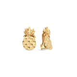 GOLDEN PINEAPPLE EARRINGS SMALL