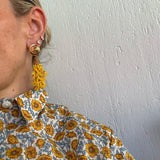 YELLOW SHELL EARRINGS