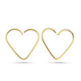 OPEN HEART EARRINGS