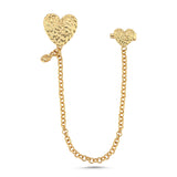 DOUBLE HEART BROOCH