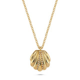 CRYSTAL SHELL NECKLACE