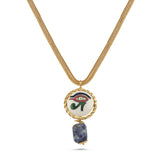 POSITANO AZURE DROP NECKLACE