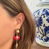 SHELLY HOOPS CORAL
