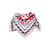 SCARF LISALINA DROPS PINK