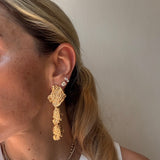 TRIPLE SPONGE EARRINGS