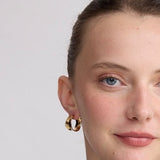 SEASON GOLD HOOPS