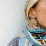 SHIELD SWAROVSKI EARRINGS