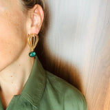 BALOON GREEN EARRINGS