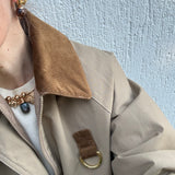 BİRD WING EARRINGS BROWN TONES