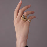 CROSS 14K GOLD RINGS WITH DIAMONDS