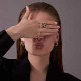 CROSS 14K GOLD RINGS WITH SAVORAYT