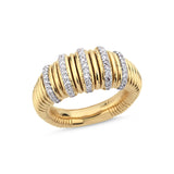 DIAMOND MAJESTY 14K GOLD RING