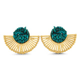 LILI WING EARRINGS TURQUOISE