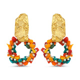 WREATH EARRINGS MULTI B