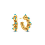 HELI HOOPS TURQUOISE SMALL